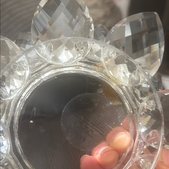 Set of Two Vintage Mikasa Crystal Candle Holders | 1990s  I think it’s Mikasa Crystal Candle Holder